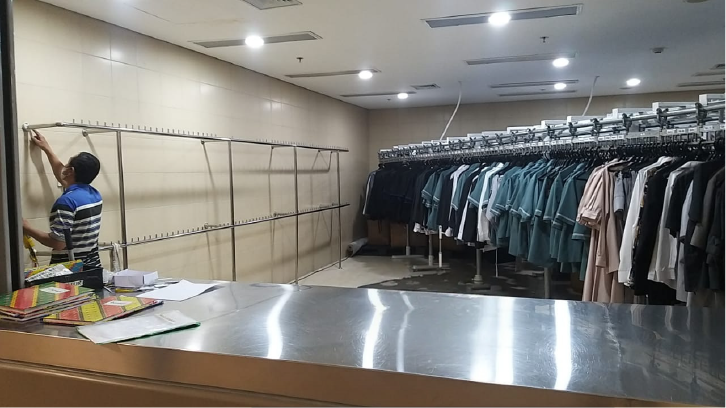  Fixed Uniform Bracket in Laundry Area,  Hotel Intercontinental Pondok Indah